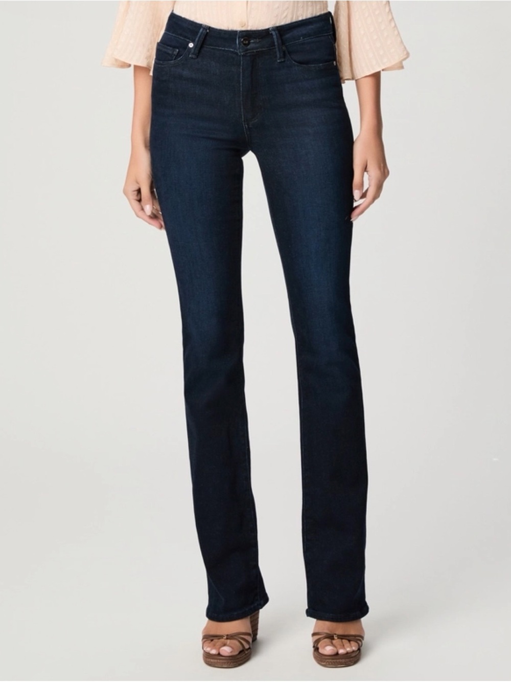 PAIGE Womens Manhattan Bootcut Jeans